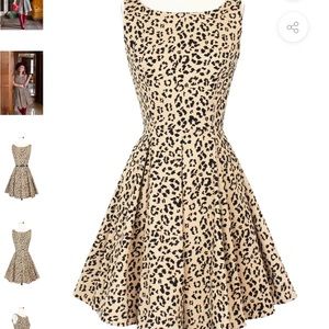 Trashy Diva Audrey Mini Dress in Caramel Cat-NWT!